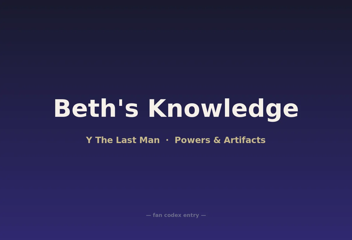 Beth's Knowledge